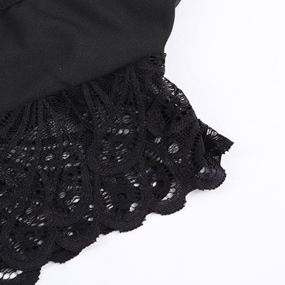 Sexy Floral Lace Backless Lingerie Bodysuit - Picture 13 of 16